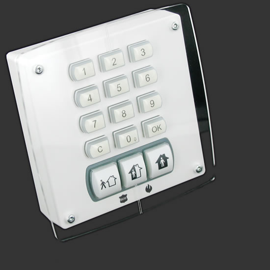 Clavier radio avec lecteur de badge
